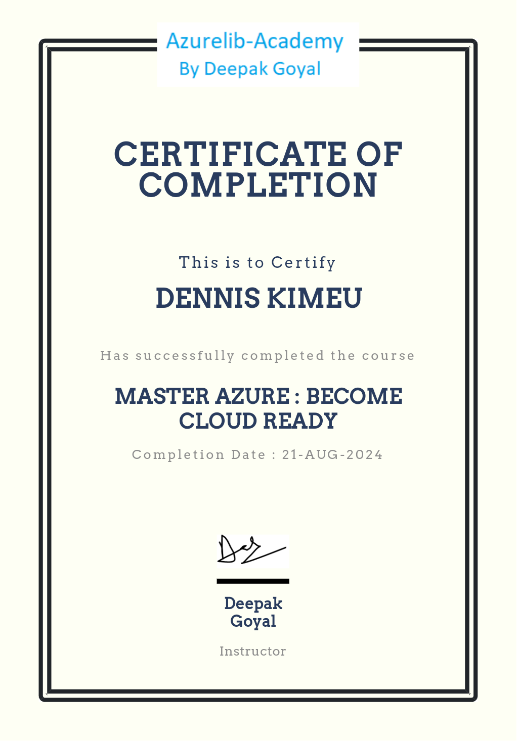 Master Azure : Become Cloud Ready